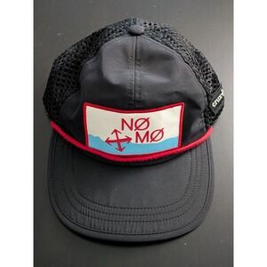 No Mo Crux Trucker Hat Mesh Strapback‎ Black OSFM NAUTICAL